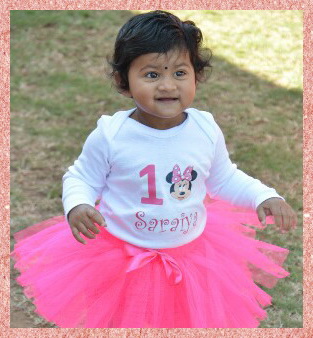 Minnie Mouse Tutu Outfit Pink