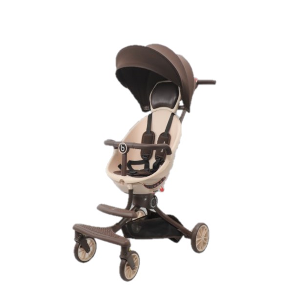 Luxury High Rider Trend Stroller - Brown