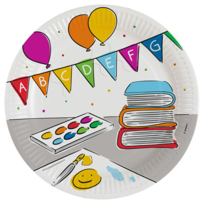 ABC Paper Plates (8) 23cm