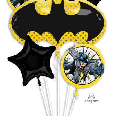 Batman Giant 5 Piece Foil Balloon Bouquet