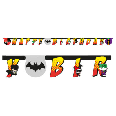 Batman & Joker Letter Banner