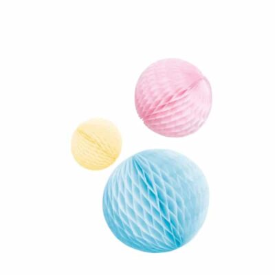 Pastel Rainbow Decoration Honeycomb (3)