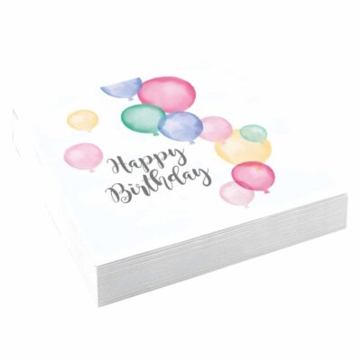 Happy Birthday Pastel Napkins (16)
