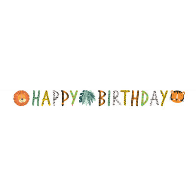 Jungle Letter Banner