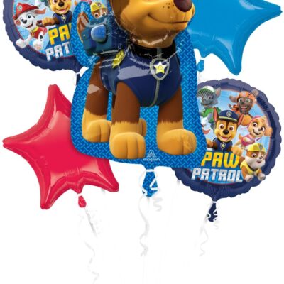 Paw Patrol Giant 5 Piece Foil Balloon Bouquet