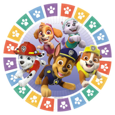 Paw Patrol Paper Plates (8) 23cm