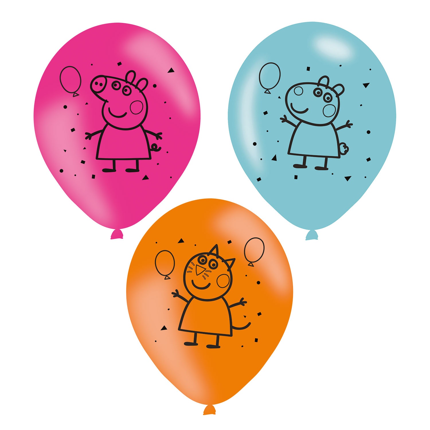 Peppa Pig Latex Balloons (6 pack)