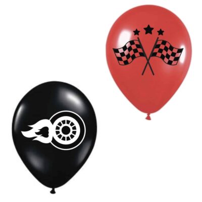 Racing Car Latex Balloons (10 pack)