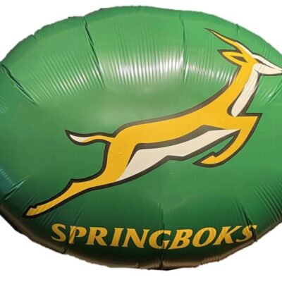 Springboks Giant Rugby Ball Shaped Foil Balloon