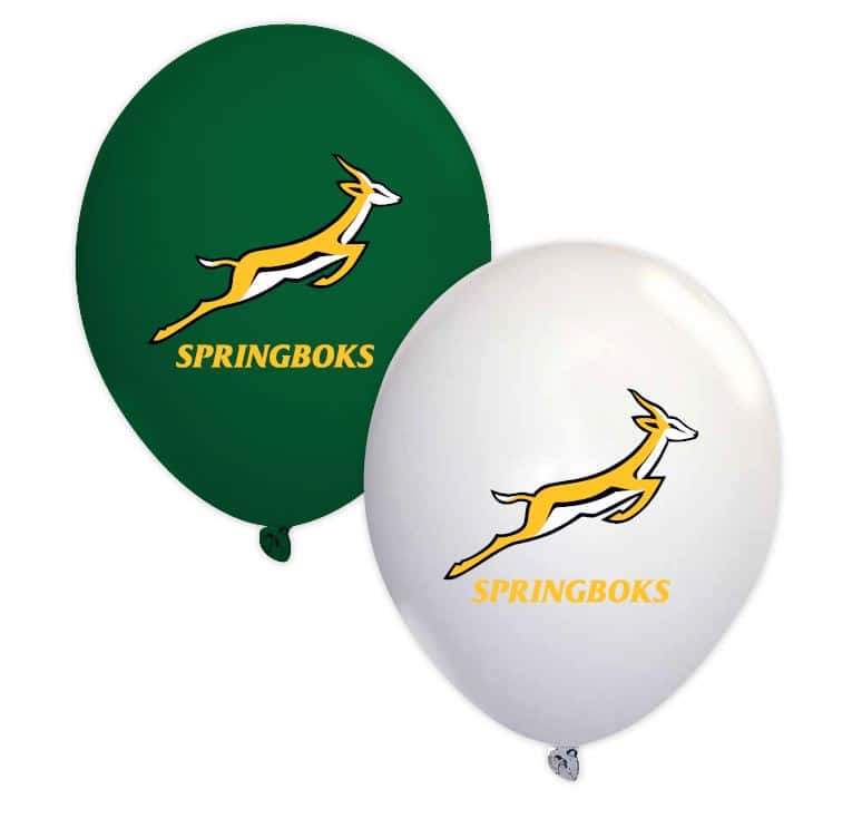 Springboks Latex Balloons (10 pack)