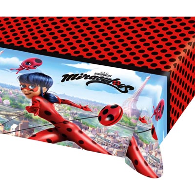 Miraculous Ladybug Plastic Tablecloth