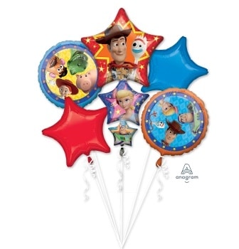Toy Story Giant 5 Piece Foil Balloon Bouquet